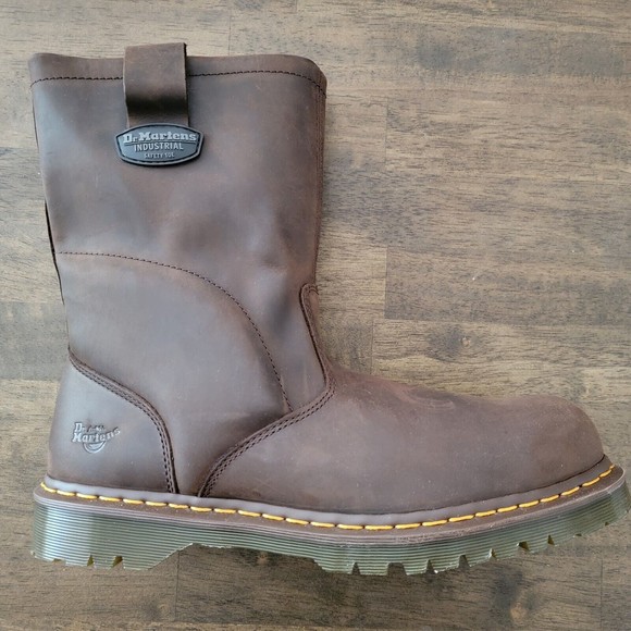 Shoes Dr Doc Martens Icon 2295 Safety Toe Leather Work Boot Mens Size